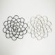 thumbnail image 5 of Arreglo floral con diseño de plancha de horno lacada, soporte decorativo para plancha de horno, decoración moderna y elegante para cocina, marco de metal plegable y portátil, acabado lacado, 5 of 5
