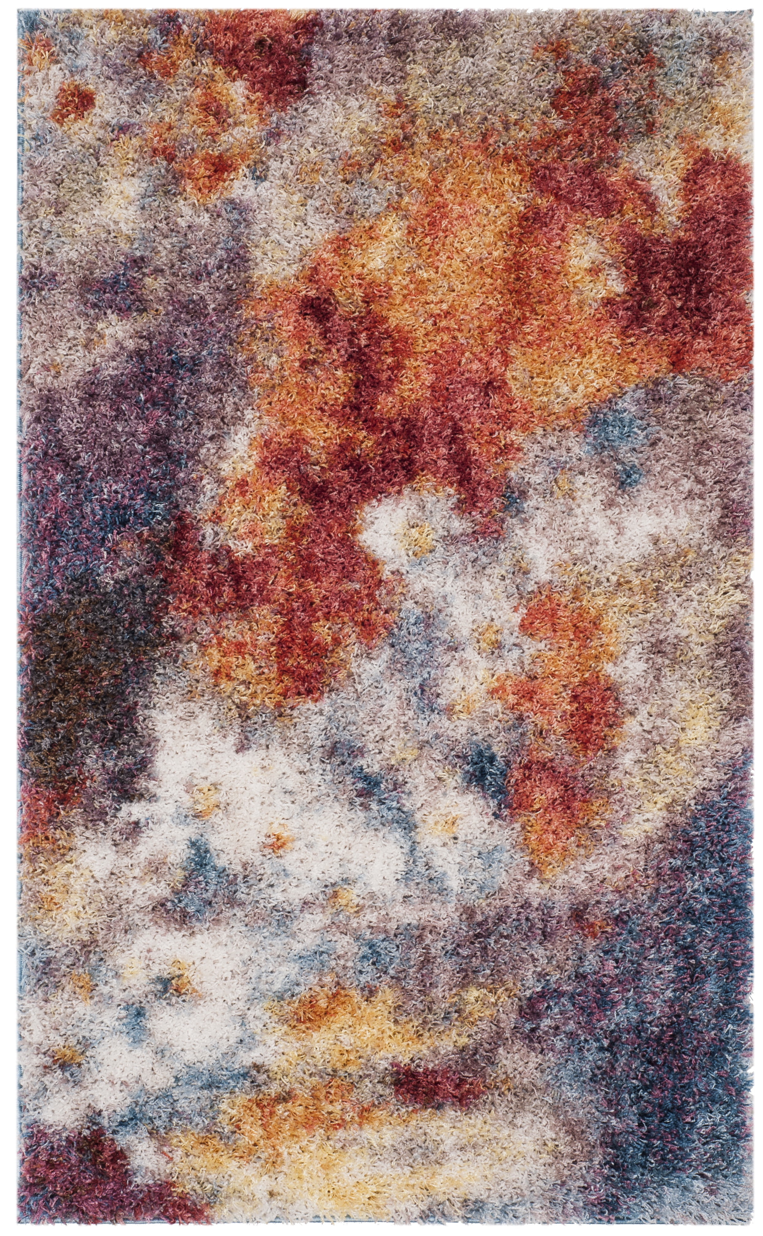 Safavieh Gypsy Ulric Abstract Area Rug, Rust/Ivory, 4' x 6'