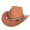 thumbnail image 4 of Western Frontier Style Cowboy Hat for Everyday Wear and Classic Rancher Sun Outdoor Adventure Riding Country Fashion Accessory, 4 of 4