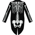 thumbnail image 2 of Amscan Skeleton Tailcoat Jacket for Men, Halloween Costume Accessories, Adult Standard Size, 1 Count, 2 of 4