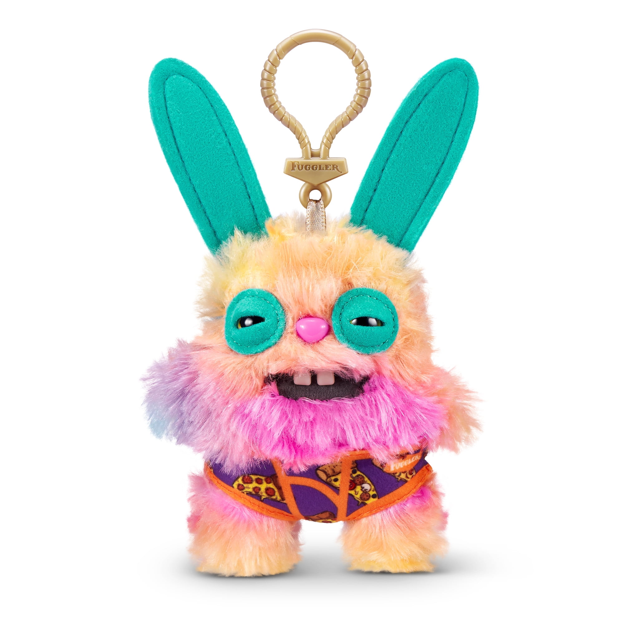 Fuggler Key Rings by ZURU Funny Ugly Monster, Plush, Collectible, Toy (3 Pack Random Assortment)
