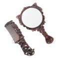 thumbnail image 3 of Here's a polished product description and details for the **Vintage Compact Mirror and Comb Set**:\n\n \n\n### **Vintage Compact Mirror and Comb Set –, 3 of 5
