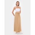 thumbnail image 2 of High-Waist Maxi Skirt with Drawstring and Waist Detail, 2 of 5
