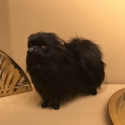 sgeqmo 8.7 Inch- Pomeranian Toys Dog -Plush Stuffed Animal Realistic Dog Plush Toy Pet Present Gift