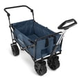 thumbnail image 5 of WonderFold Utility Wagon 35 cu ft / 150 lb Capacity Garden Wagon with All-Terrain Wide Tires, Blue, 5 of 9