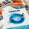 thumbnail image 2 of Canson Graduate Watercolor Paper Pad, Foldover Binding, (117lb/250g), 20 Sheet, 9" x 12", 2 of 7