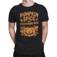 thumbnail image 2 of Pumpkin Spice Autumn Vibes Men's T-shirt, 2 of 3