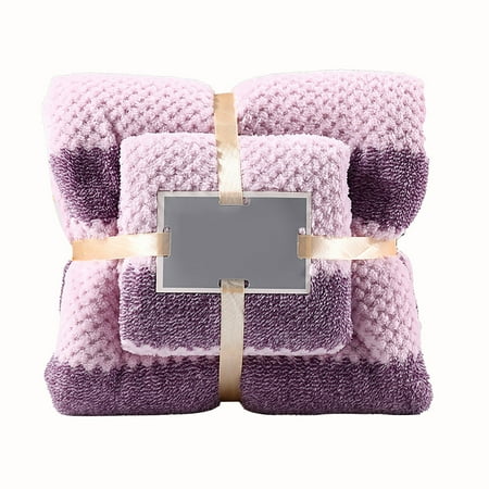 

⚡ Clearance Sale! Jiiey Kitchen Towels Cleaning Supplies Coral Fleece Towel Bath Towel Mother in Law Set Towel Children Adult Soft Absorbent Four Seasons Available Towel Bath Towel Two 2*Towel