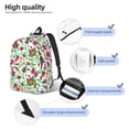 thumbnail image 3 of Saiise Sac à Dos pour Ordinateur Portable Imprimé Cachemire - Bretelles Réglables, Résistant à l'Eau, Grande Capacité, Design Élégant, Unisexe pour École, Bureau, Voyage-Moyen, 3 of 5
