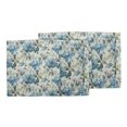 thumbnail image 3 of S4Sassy Blue Leaves & Magnolia Floral Washable Placemats & Napkins Table Decor Dining Mats, 3 of 3