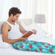 thumbnail image 5 of Balery Crab Swims In The Ocean Pantalones de pijama para hombre, pijama ultraligero, pantalón de descanso-3X-Large, 5 of 6