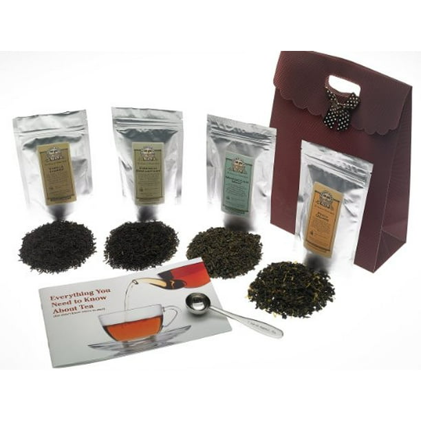 Loose Tea Sampler Gift Set Golden Moon Tea 48 Servings of Tea