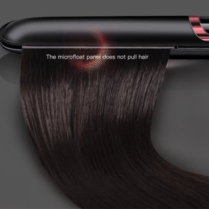 Hair Straightener, Fast Heating Professional US Plug Ceramic 110V Black Adjustable Hair Flat Straightener Iron  for Salon