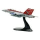 thumbnail image 3 of Adorno de modelo de caza F-18 a escala 1/100, simulación, recuerdo, decoración de mesa, colección de aviones, modelo de avión para sala de estar., 3 of 9