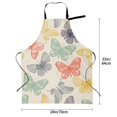 thumbnail image 2 of Kdxio Butterfly Apron with Pockets Adjustable Kitchen Aprons for Men Women Waterproof Aprons for Cooking,Drawing,Crafting, Baking Household Cleaning, 2 of 8