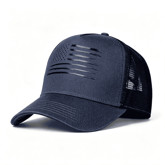 TELOLY Oversize Xxl American Flag Trucker Hat Baseball Cap for Men Women,Adjustale 3D Embossed Usa Baseball Big Head Cap Adjustale 3D Embossed Xxl Trucker Hat