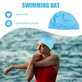 thumbnail image 3 of KAKOWELY Gorro De Natación PU Para Cabello En Color Negro Con Ajuste Cómodo Para Adultos, 3 of 6