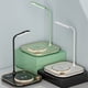 thumbnail image 5 of Luz Seitruly reloj inalámbrico ajustable cargador de auriculares Lámpara de escritorio Electrónica Verde claro, 5 of 6