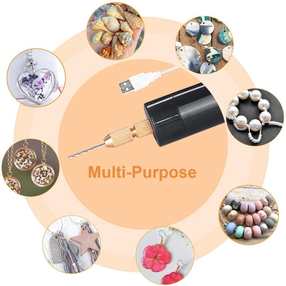 Portable Electric Drill 0.71.2Mm Electric Hand Drill Set for Resin