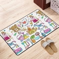 thumbnail image 3 of XMXY Happy Birthday Baby Area Rugs Doormat Outdoor Entrance, Facecloth Non-slip Floor Mat Rug for Living Room Kitchen Sink Area Indoor,36"x24", 3 of 9