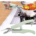 thumbnail image 4 of Pinza para cuenco, Pinza anti-caliente de acero inoxidable Pinza para cuenco, Abrazadera para plato caliente Utensilio de cocina para mover plato caliente o cuencos con comida fuera (Verde) ShuxiuWang 9024715972446, 4 of 5