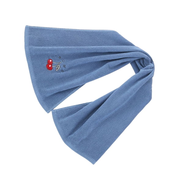 Naiovety Toalla deportiva absorbente de sudor plegable portátil para exteriores, gimnasio en casa, Fitness, correr, ejercicio, toallas de algodón de Toallas y Paños Gris azulado Naiovety HA082837-01