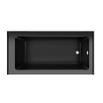 thumbnail image 3 of Fine Fixtures Acrylic-Fiberglass Soaking Bathtub, Black. Alcove| Apron Front Right Hand 54"x30", 3 of 10
