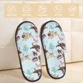 thumbnail image 2 of Balery Cute Pug Dogs Pantuflas de Casa de Felpa Silenciosas con Diseño Estampado, Zapatillas Cómodas Antideslizantes de Algodón para Interior-Large, 2 of 8