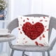 thumbnail image 1 of Valentine's Day PillowCovers Themes 18x18 Inch PillowCase Valentine's Day Decor For Sofa Couch, 1 of 6