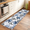 thumbnail image 2 of Coastal Sea Turtles 2'x6' Runner Rugs for Hallway Kitchen Bedside Non Slip Washable, Blue Summer Coral Ocean Beach Entryway Rug Runners with Rubber Backing, Long Carpet Runner for Laundry Room, 2 of 8