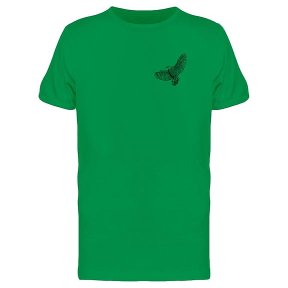 Eagle Flying Sketch Upperside Tee Men's -Image by Shutterstock