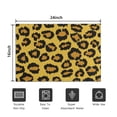 thumbnail image 5 of Yellow and Black Of Leopard Print Door Rugs,Washable Non Slip Door Mats Indoor,Decorative Door Mats,Entry Mat Indoor for Entrance,Bedroom,Kitchen,Bathroom,16"x24", 5 of 6