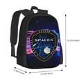 thumbnail image 3 of SPACEX Backpack Cute Backpack Lightweight Backpack For School Travel Elementary School Bag, 3 of 9
