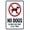 Warning Sign 4, variant on No Diving Sign - Complies With State Pool Safety Code, 8"x12" Security Metal Decor for Business Office Road Street Home Wall