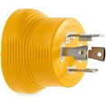 thumbnail image 2 of Camco 55338 PowerGrip 30 Amp 4-Prong Generator Adapter , ORANGE, 2 of 4