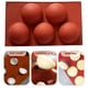 thumbnail image 2 of Molde para pastel antiadherente de Silicona LIUXGMXG forma de media bola 5 agujeros, 2 of 4