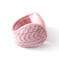 thumbnail image 1 of Cache-Oreilles Torsadés Tricotés Cache-Oreilles Chauds, Cache-Oreilles en Peluche Pliée à la Mode Anti-Froid, 1 of 5