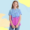 thumbnail image 2 of MUXiin Boys Polo Shirts Button Closure Short Sleeve Hawaiian Shirt Active Wear Polo Casual Tops with Chest Pocket, 2 of 6