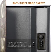 LOVE Dictionary Diversion Book Safe With Combination Lock and 4200F Fireproof Cash Bag - Hidden Money Box