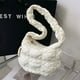 thumbnail image 5 of Bolso Las Axilas Las Mujeres Bolso Hombro Plisado La Nube La Nylon Bolsos (Beige), 5 of 9