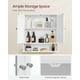thumbnail image 4 of Mueble de baño VASAGLE con espejo 13 x 56,5 x 58,5 cm blanco, 4 of 5