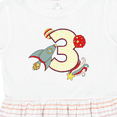 thumbnail image 4 of Inktastic 3rd Birthday Outer Space Theme Girls Toddler Dress, 4 of 5