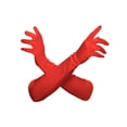 thumbnail image 1 of Gravity Threads Gants en Satin pour Femmes 18 Pouces Rouge, 1 of 2