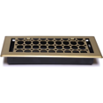 thumbnail image 2 of Steel Vent Cover 4"x10" All Metal Modern Floor Register By Caststo, Model- SM Oval (Gold), 2 of 6