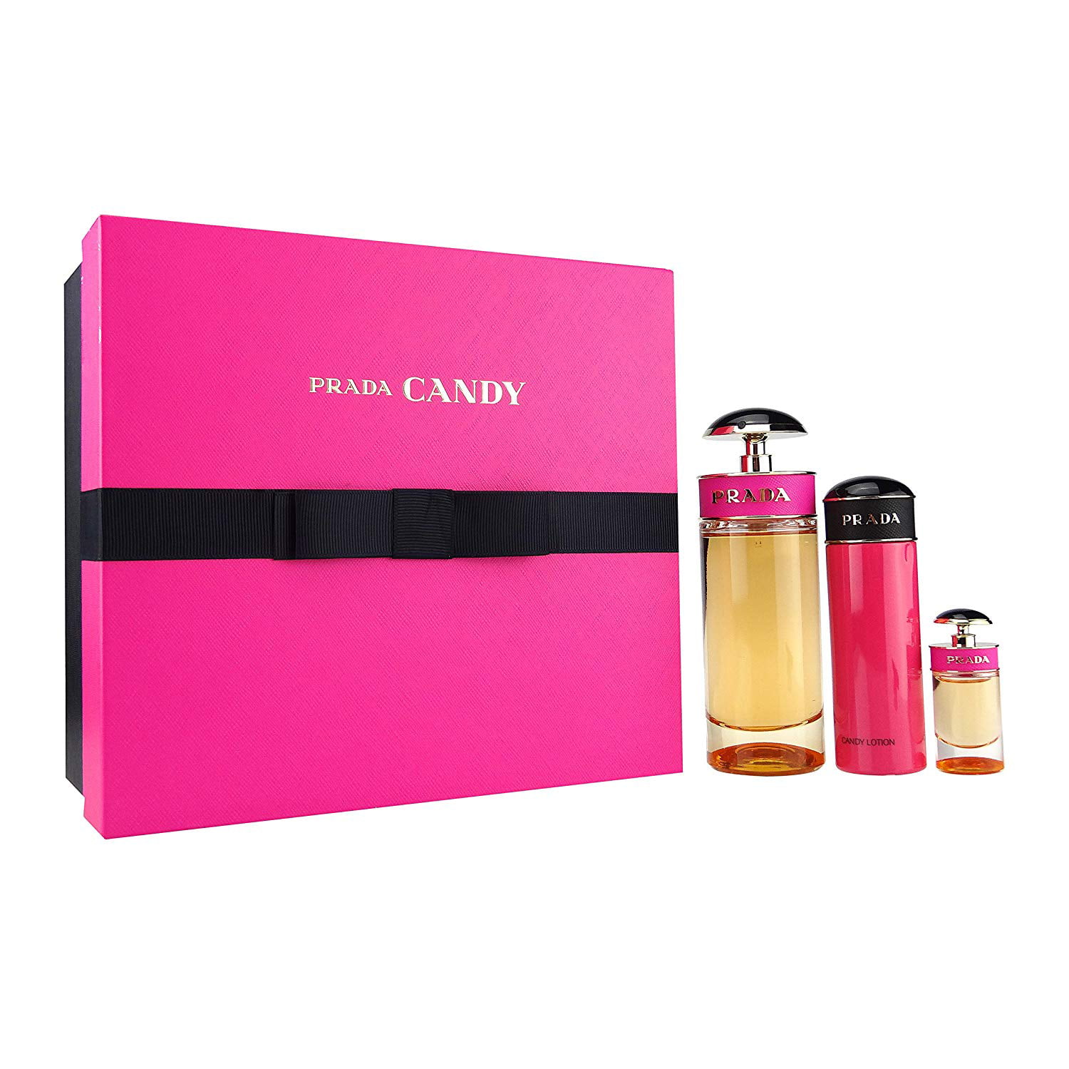 PRADA Candy Gift Set eau de parfum spray 80 ml and 7 ml + body lotion