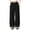 03-Black, variant on Hvarlaun Kids Sweatpants Baggy Wide Leg Jogger Pants for Boys and Girls with Pockets, Elastic Waist Drawstring Adjustable Hem Casual Lounge Pants, Sizes 4-15 Years