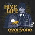 thumbnail image 2 of Men's Wednesday The Hive Life Everyone  Graphic Tee Black Medium, 2 of 5