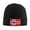 Black, variant on Norwegian Flag Beanie Hat Knit Hat Skull Cap for Men Women Winter Hat Navy Blue