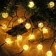 thumbnail image 5 of Cadena de luces solares con 20 luces LED, bola de cristal con burbujas y gotas de agua, lámpara decorativa para exteriores, lámpara de jardín, 5 of 5