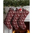 thumbnail image 3 of 3 Pcs Christmas Stockings,Red Christmas Plaid Deer and Tree Pattern Stockings Christmas,14.8'' Xmas Stockings,Christmas Party Favors,Christmas Party Decorations,Christmas Stockings Personalized, 3 of 5